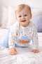 Dino Embossed Printed Baby Boy Set with Pocket Detail - 6