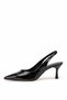 Elit Pm439 K3020 Women's Classic Heeled Shoes Black - 3