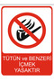 Smoking and Similar Activities Are Prohibited Dekota Print – 3 mm Forex Warning Sign 25 cm × 35cm