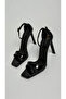 Lauren Single Strap Patent Leather Heel Shoes Black - 2