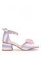 Elit Ob-F-640-26Y Filet Girls' Evening Dress Shoes Purple - 2