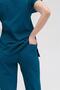 Petrol Green Stretch Fabric Nurse Doctor Uniform Unisex Surgical Set Scrubs Uniform - 4
