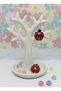 316L Steel Tarnish Resistant Enamel Embellished Red Ladybug Women's and Children's Earrings - 3