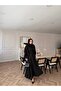Double Fabric Cape Dress - 4