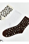 I Leopard Embroidered Women's Socks 5-Pack from Freezen Store - 2