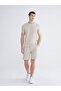 Beige Standard Fit Men's Shorts - 2