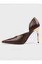 Women's winter 11cm closed heeled shoe - 574 10117 - brown glossy - 3
