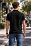 Polo Collar Slim Fit Solid Color Lycra Combed Cotton Flexible Fabric Short Sleeve T-Shirt/Top Men's Clothing - 2