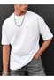 T-Shirt 100% Organic Cotton Oversize Fit Cycling Round Neck T-Shirt