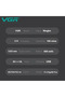 ماكينة تشذيب شعر اللحية الاحترافية V-918 بشفرة على شكل حرف T، مزودة بشاشة عرض رقمية - 4
