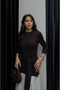 Brown Tie Detailed Dress - 4