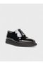 Men's summer casual shoes - 146 4201-y - black patent leather