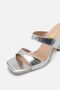 Aster Women's Heeled Double Strap Slippers A012 - K23315 - 5