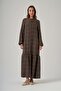 2026 Button Detailed Front Cupra Dress