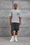 Men's T-Shirt Washable Gray Oversize with Pocket Detail - 2
