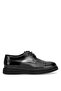 Elit 26Yslbzd1030R Men's Genuine Leather Classic Shoes Black