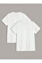 Large Size 2-Pack Oversize Fit Crew Neck 100% Cotton T-Shirt - 2