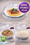 Microwave Oven Protective Cover Anti-Splash with Steam Vent 25 cm Transparent Cover - 5