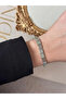 Minimal Frame Chain Bracelet Stainless Steel Silver Women's Bracelet - 4