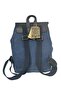 Vintage Canvas Single Compartment Drawstring Cover Design Travel Camping School Daily Backpack 24X35Cm - 6