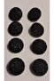 Polyester Button 34 Size 20 mm 8 Pieces