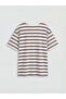 M&B Collection Orange Striped Boy's T-Shirt and Shorts - 3