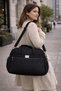 Parachute Fabric, Quilted Pack Mother Baby Bag Pack, Baby Care Bag Pack, Black Mother Bag Pack - 6
