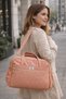 Parachute Fabric, Quilted Pack Mother Baby Bag Pack, Baby Care Bag Pack, Peach Mother Bag Pack - 7