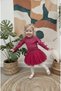Girl's Bow-Embellished Camisole with Fabric Lining and Tulle Skirt, Holiday Tutu Set - 2