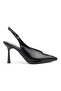 Como Black Heeled Women's High Heel Shoes Stiletto