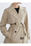 Double Breasted Collar Women's Trench Coat - 3