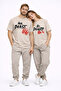 Lover's Combination Her Beast His Beauty Oversize Couple T-Shirt Unisex Couple Combination Set