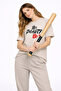 Lover's Combination Her Beast His Beauty Oversize Couple T-Shirt Unisex Couple Combination Set - 3