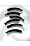 6 Pieces of Black Fine Quality Banana Buckle 10 cm - 2