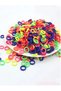 Colorful Mini Towel Elastic Hair Clips Set for Girls, 20 Pieces - 2 cm