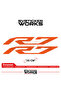Yamaha R7 Compatible Text Sticker – High Quality Custom Cut Foil (Set of 2)