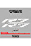 Yamaha R7 Compatible Text Sticker – High Quality Custom Cut Foil (Set of 2)
