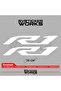 Yamaha R1 Compatible Text Sticker – High Quality Custom Cut Foil (Set of 2)
