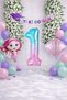 Ocean Tale Mermaid Dream Pastel Mermaid Age Balloon Birthday Decoration Party Set Ornament