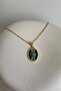 Gold Color Sun Pendant (45 cm) - 3