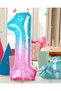 Ocean Tale Mermaid Dream Pastel Mermaid Age Balloon Birthday Decoration Party Set Ornament - 5