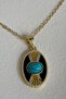 Gold Color Sun Pendant (45 cm) - 2