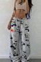 Printed Barrel Fit Knitted Sweatpants Ss26Ea0003 - 4