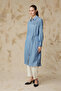 Blue Denim Tunic with Tie Detail 1627 - 3