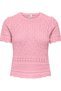 Onlelke Women's Knitwear Blouse Short Sleeve Crew Neck - 3