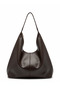 Soft Textured Women's Hobo Casual Shoulder Bag - Large Size Bag with Stitching Detail
