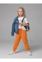 Girl's Elastic Waist Cotton Tracksuit Bottom - 4