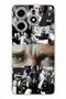 Tecno Spark 10 Pro Compatible Ataturk Colorful Collage Eyes Printed Silicone Case