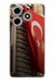 Tecno Spark 10 Pro Compatible Giant Turkish Flag Printed Silicone Case