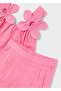 Girl's Floral Print Blouse Set - 3